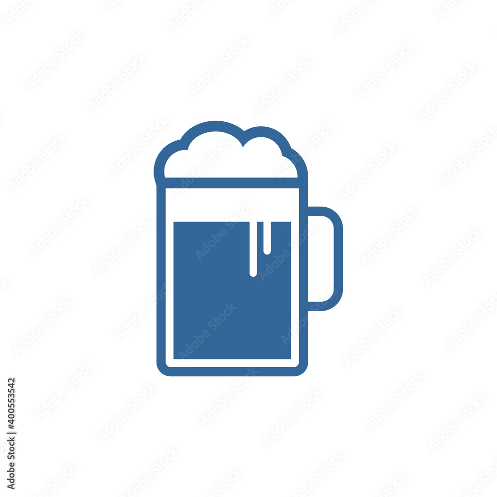 Beer icon design vector template, Party supplies design concept, Icon symbol, Illustration Beer icon design vector template, Party supplies design concept, Icon symbol, Illustration