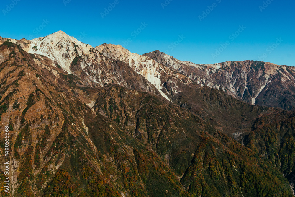 Shirouma dake autmun range Shirouma dake autmun range