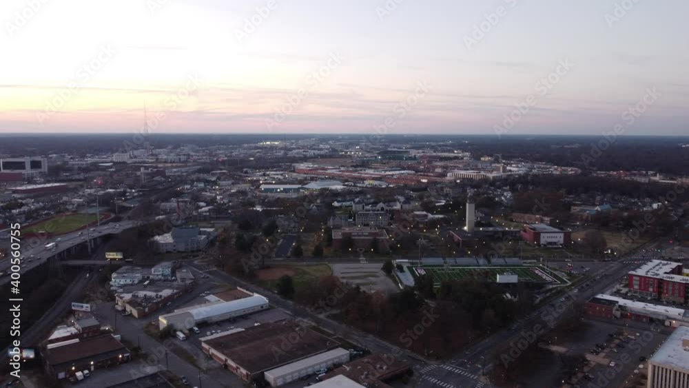 Aerial video Hovey Field.Richmond VA 4k Aerial video Hovey Field.Richmond VA 4k