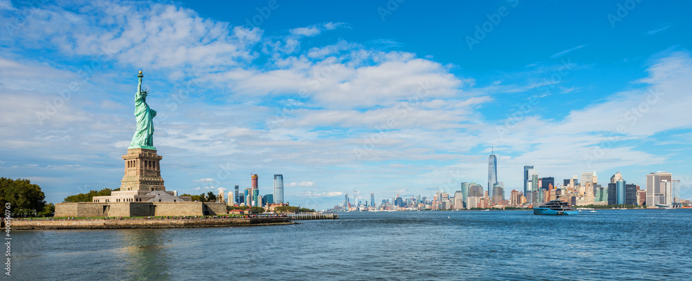 Statue of Liberty National Monument in New York. Statue of Liberty National Monument in New York.
