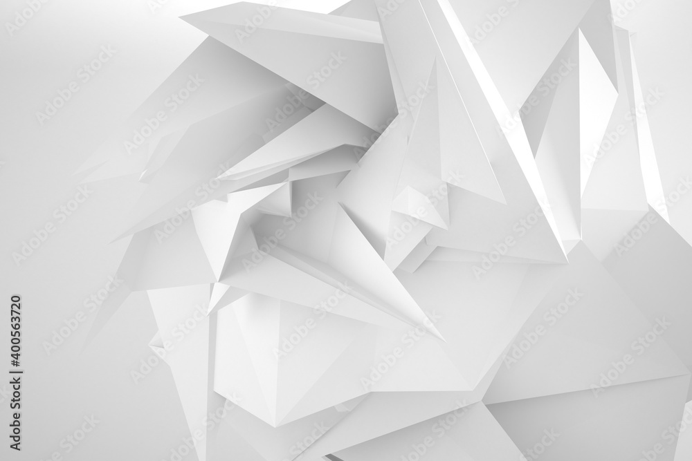 Geometrical shapes background. Black and white minimalist tech wall. Abstract 3D backdrop. Geometrical shapes background. Black and white minimalist tech wall. Abstract 3D backdrop.
