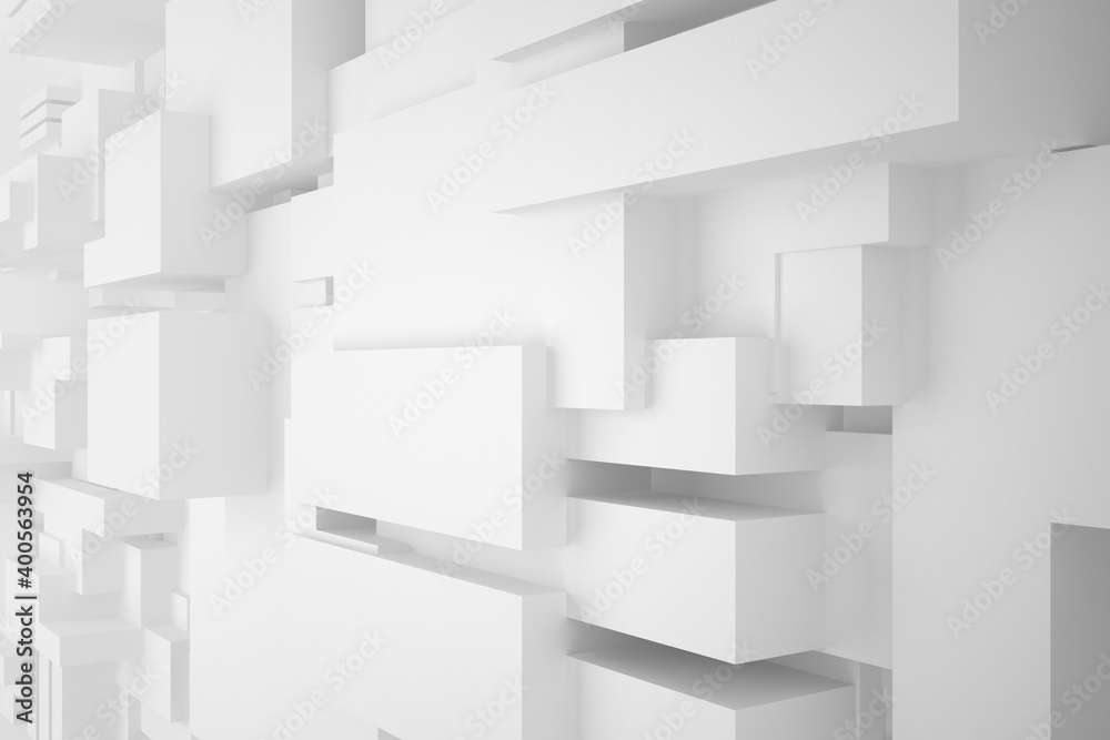 Geometrical shapes background. Black and white minimalist tech wall. Abstract 3D backdrop. Geometrical shapes background. Black and white minimalist tech wall. Abstract 3D backdrop.