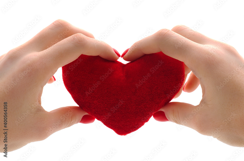 Fototapeta premium Hands with heart.