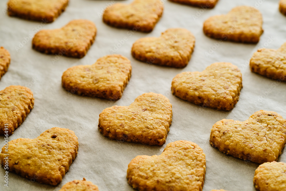 Tasty heart shape cookies Tasty heart shape cookies