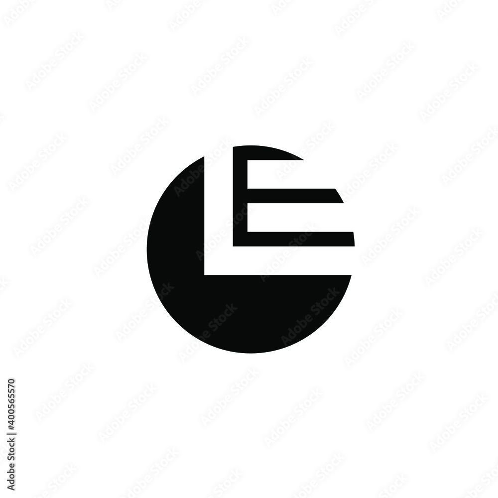 Modern creative LE Logo Design and template Modern creative LE Logo Design and template