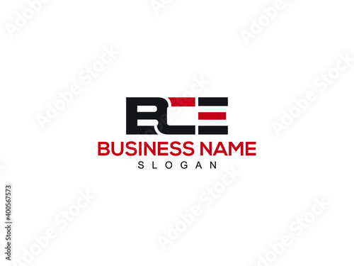 BCE, B C E Letter, BCE Logo Image Vector Stock photo