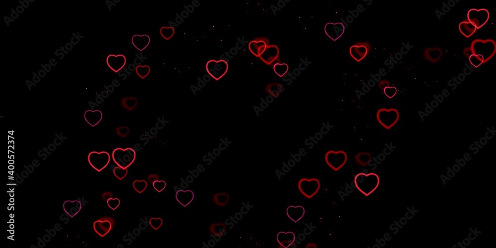 Neon heart stock image black background Neon heart stock image black background