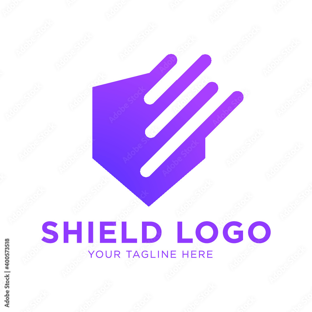 Fast Shield logo designs, design concept, logo, element for template. Fast Shield logo designs, design concept, logo, element for template.