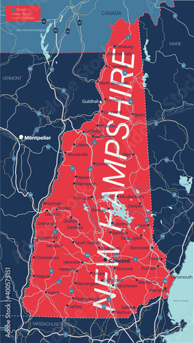 New Hampshire state detaile...