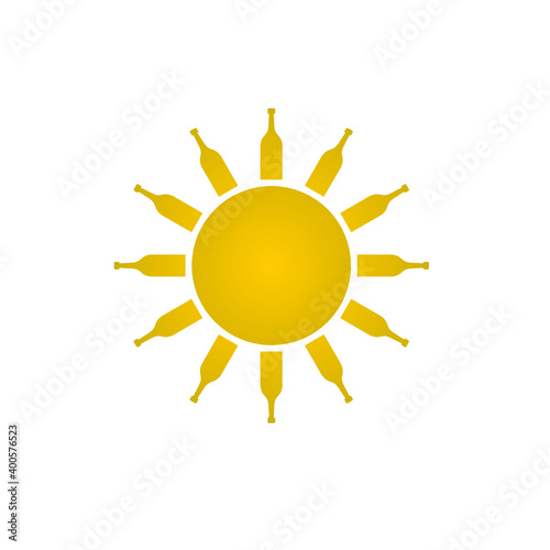 Sun Bottle logo design