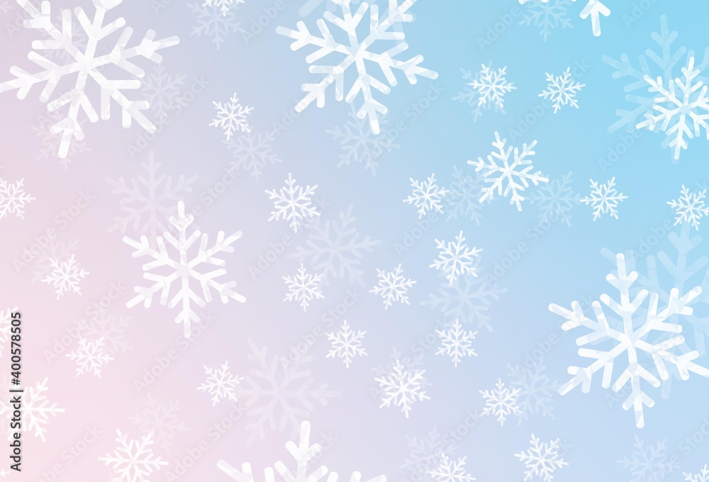 Light Pink, Blue vector backdrop in holiday style. Light Pink, Blue vector backdrop in holiday style.