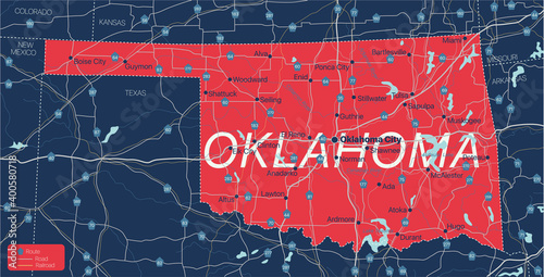 Oklahoma state detailed edi...