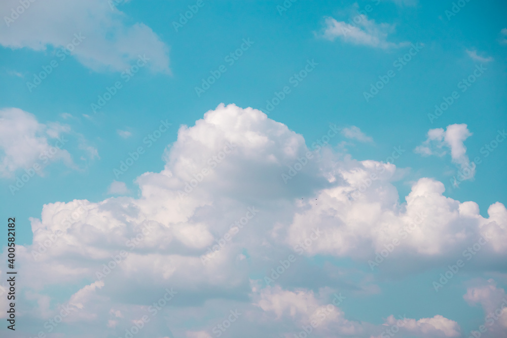 beautiful clouds and blue sky