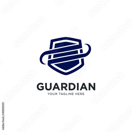Shield guardian Logo, Protection And Care Logo, Guardian Symbol  photo