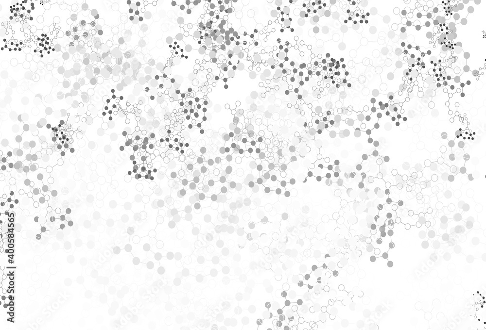 Light Gray vector pattern with artificial intelligence network. Light Gray vector pattern with artificial intelligence network.