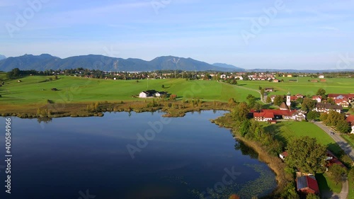 Froschhausen am Froschhauser See, Bavaria, Germany photo