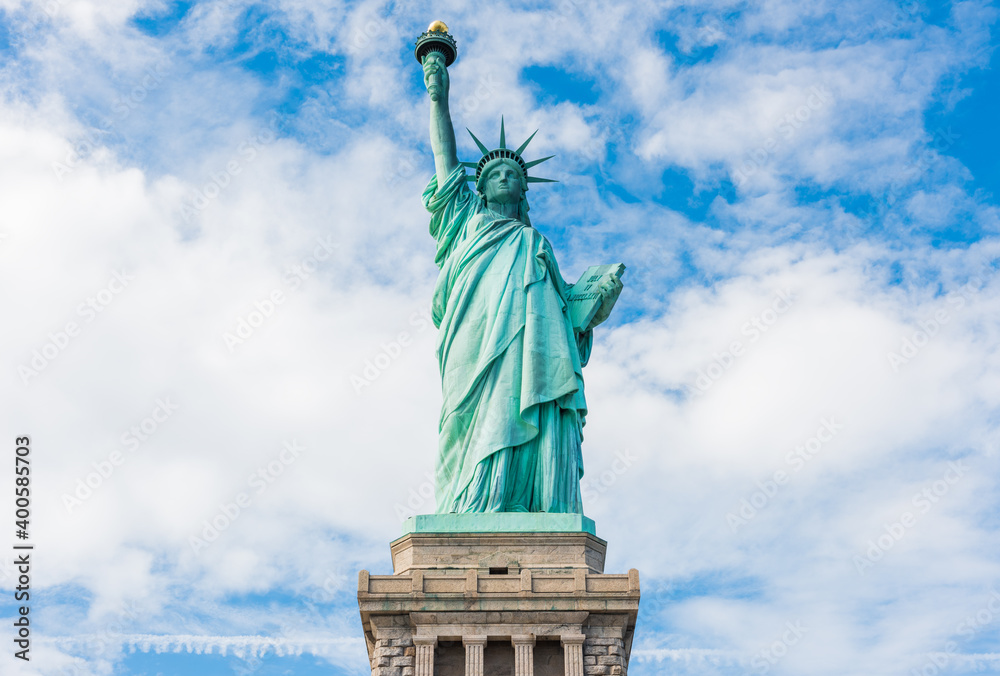Obraz premium Statue of Liberty National Monument in New York.