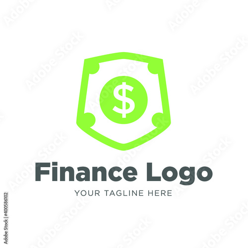 Free Download Money Shield logo designs, design concept, logo, element for template. - GFXLoad