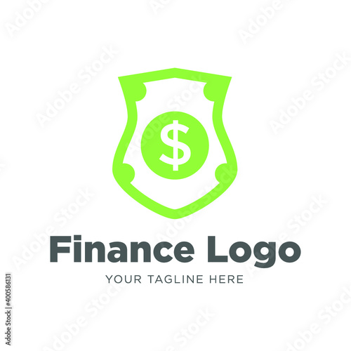 Free Download Money Shield logo designs, design concept, logo, element for template. - GFXLoad