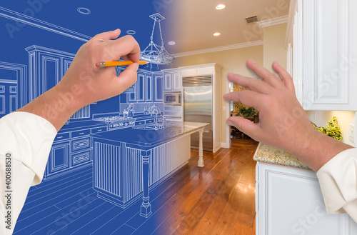 Architect Drawing Kitchen D...