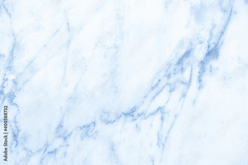 Obraz premium Marble granite blue background wall surface white pattern graphic abstract light elegant gray for do floor ceramic counter texture stone slab smooth tile silver natural for interior decoration.