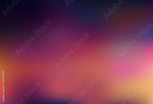 Dark Blue, Yellow vector glossy abstract backdrop.