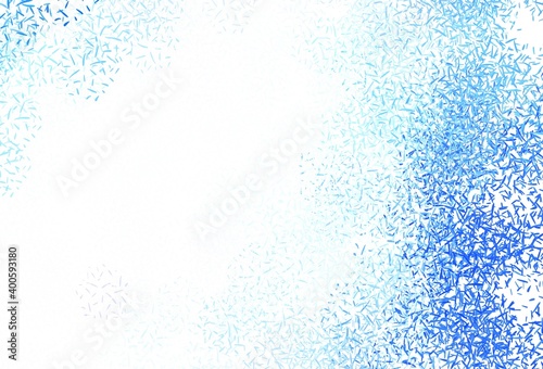 Light BLUE vector background with straight lines.