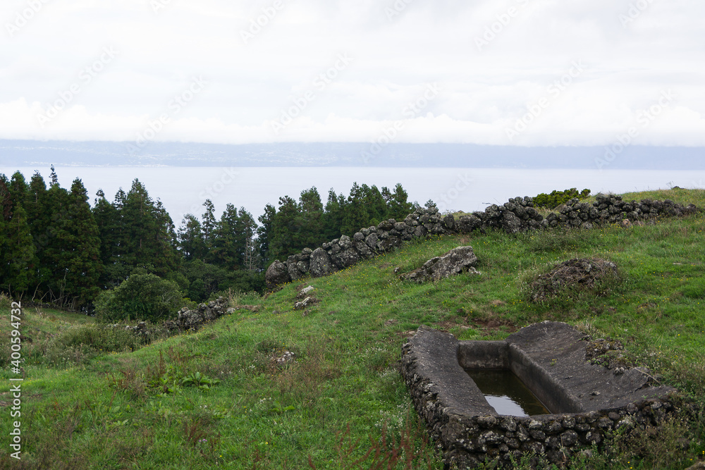 Fototapeta premium Pico Island trekking, Azores