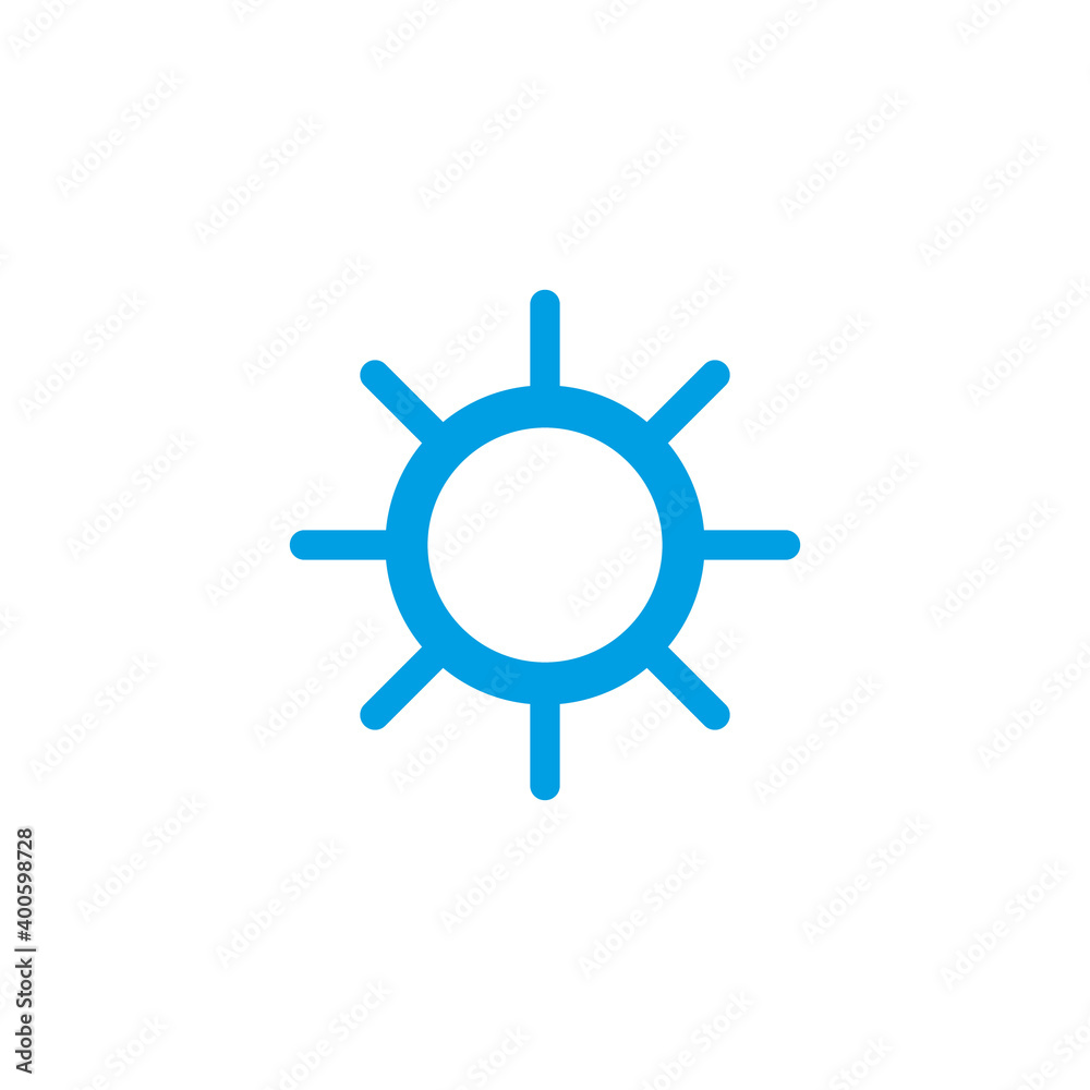 Ship steering vector icon illustration template design Ship steering vector icon illustration template design