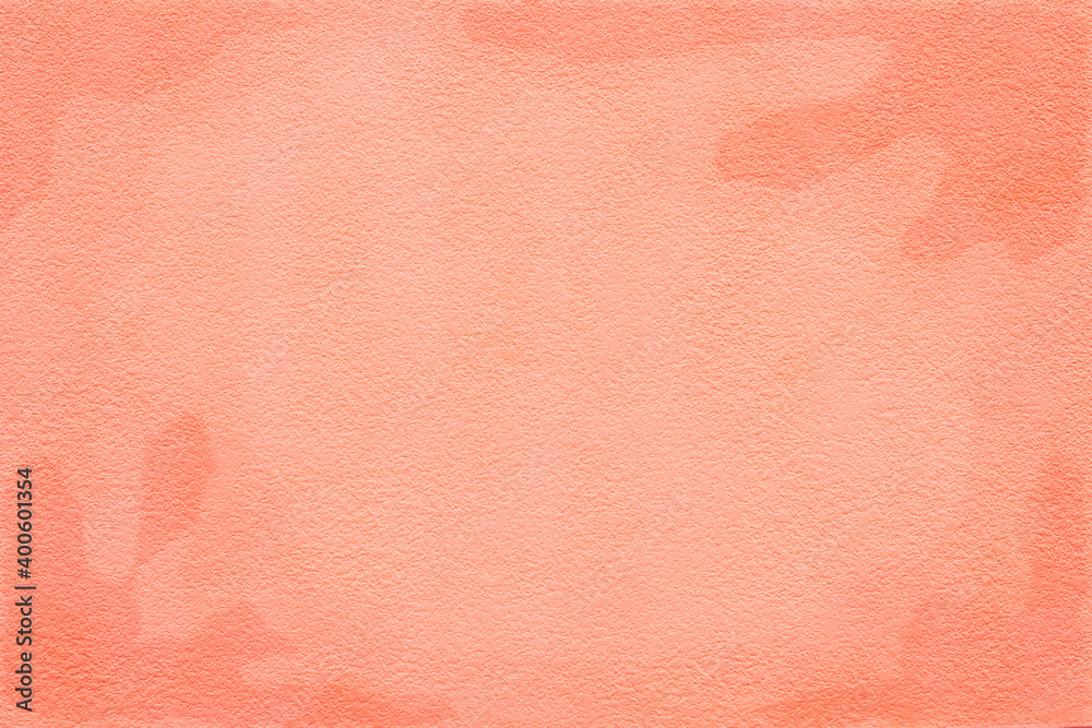 Fototapeta premium empty peach colour texture background, plaster wall