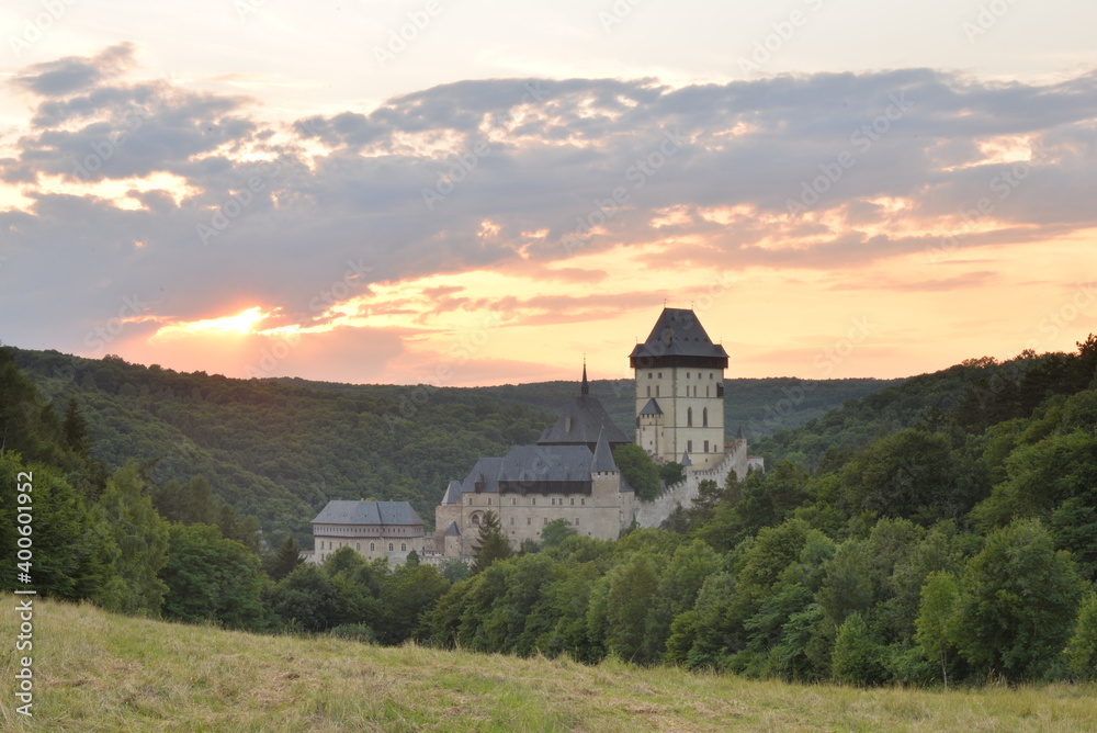 Karlstejn castle in Bohemia Czech Republic