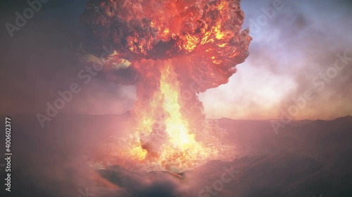 Atomic Bomb Nuke Explosion 4K