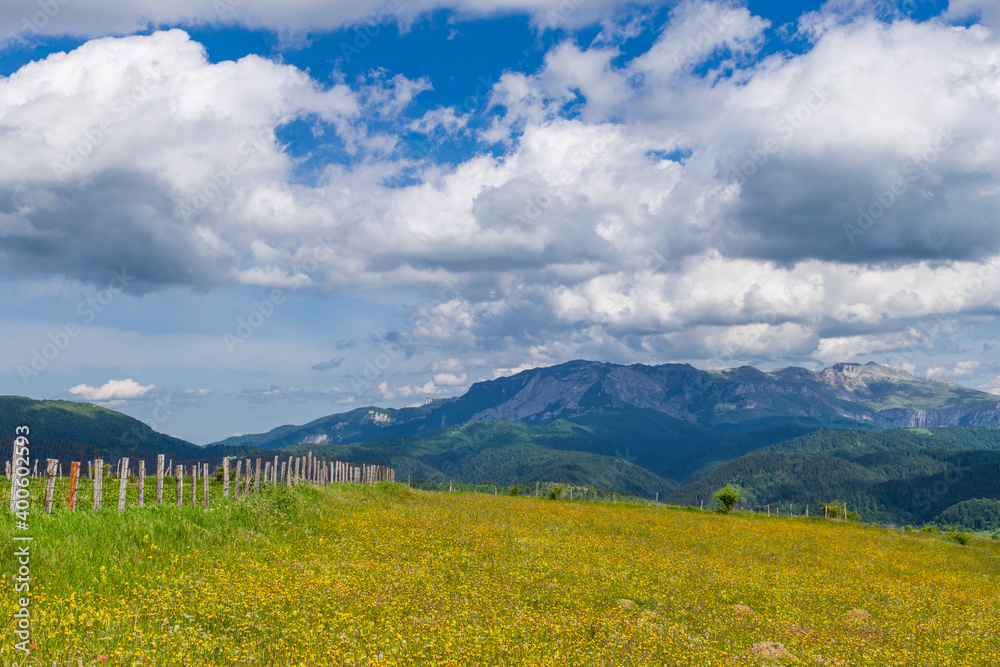 Obraz premium landscape with mountains and sky