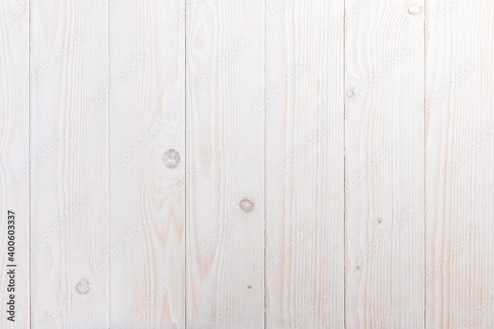 Fototapeta premium White wooden boards. Texture background.
