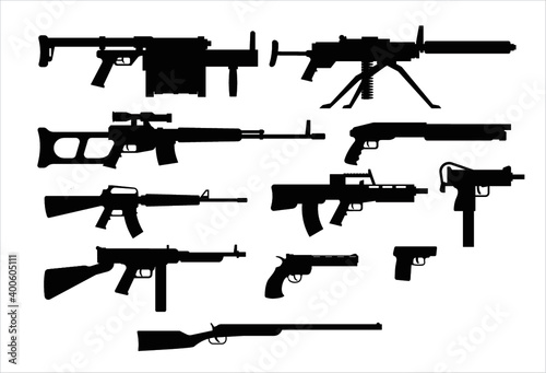 svd dragunov thompson QBZ95 m16 shotgun uzi war gun 