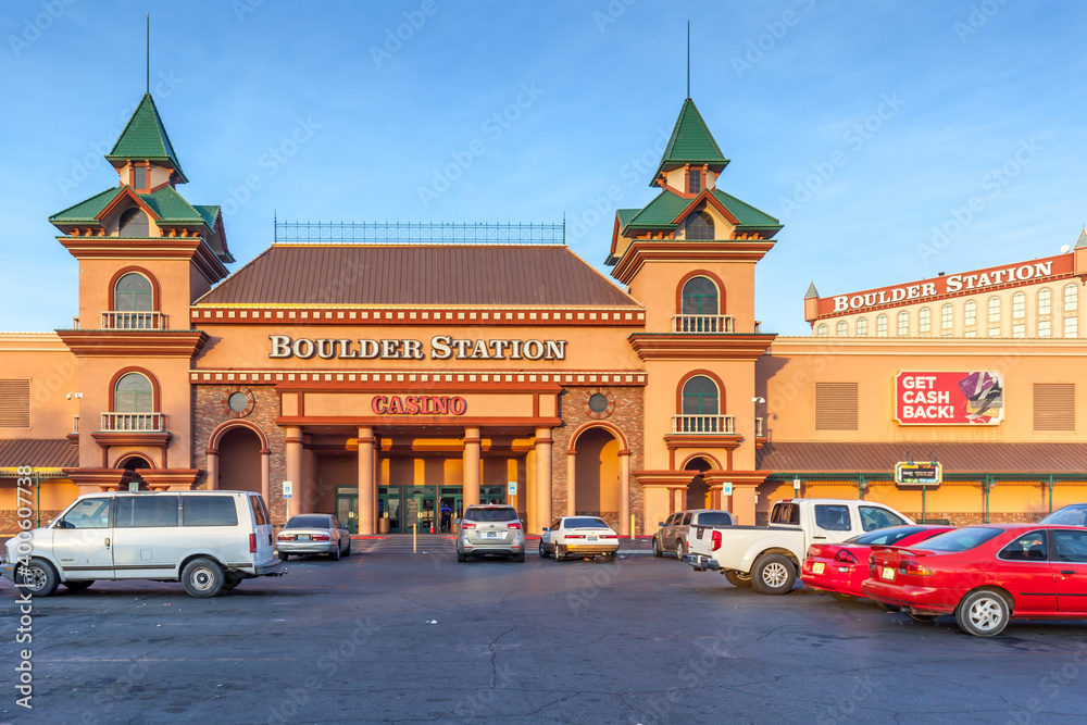 LAS VEGAS, NEVADA, USA JANUARY 1, 2018 Boulder Station in 2018