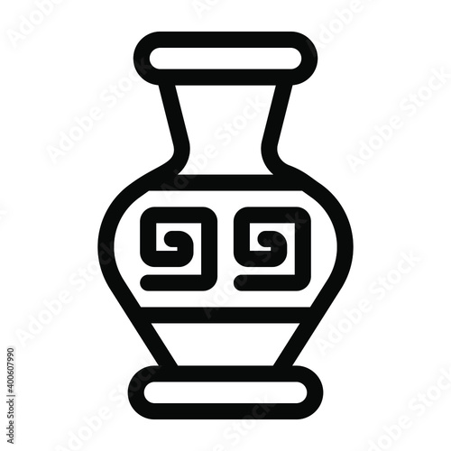 
Pottery in glyph icon 
