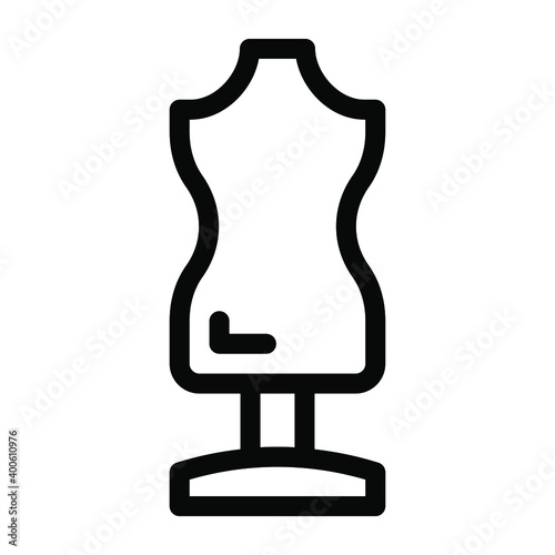
Mannequin glyph icon customized 
