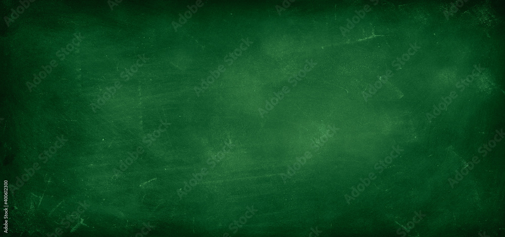 Green blackboard or chalkboard texture background