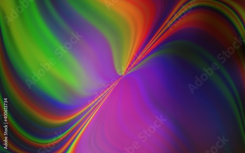 Light Green, Red vector blurred bright pattern. A completely new colored illustration in blur style. New style for your business design.