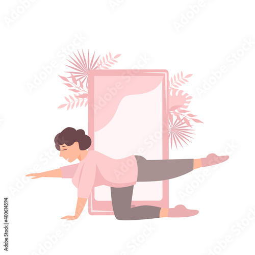 Yoga online body positive
