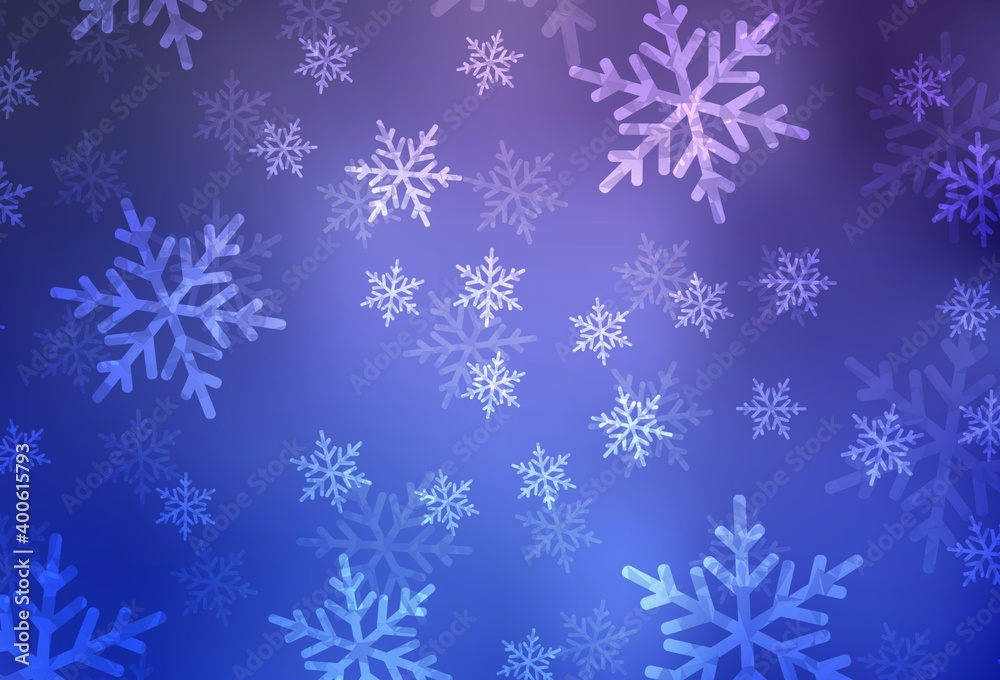 Light Purple vector pattern in Christmas style. Light Purple vector pattern in Christmas style.