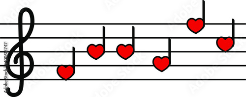 on Valentine's Day, music from the heart is sung with love 