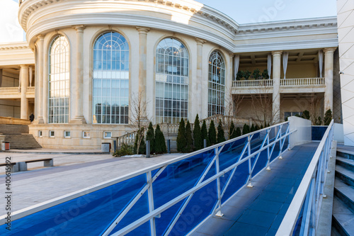 Wallpaper Mural Modern business center. Fully glass buildings. Torontodigital.ca