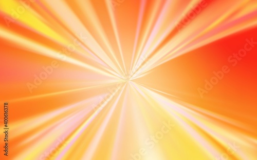 Light Orange vector colorful blur background. Abstract colorful illustration with gradient. Completely new design for your business.
