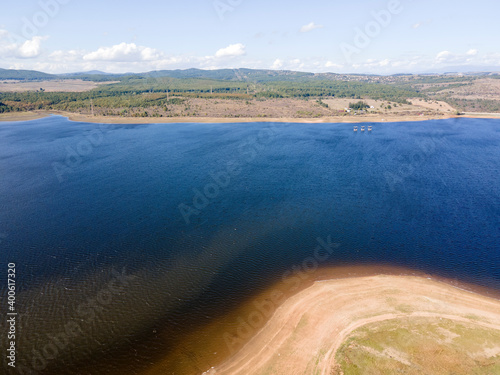 Bakardere Reservoir near town of Ihtiman, Bulgaria photo