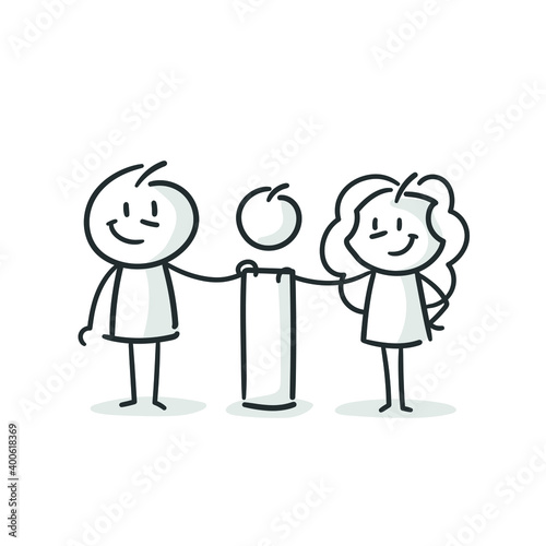 stick figures: info, information, service (no. 19)