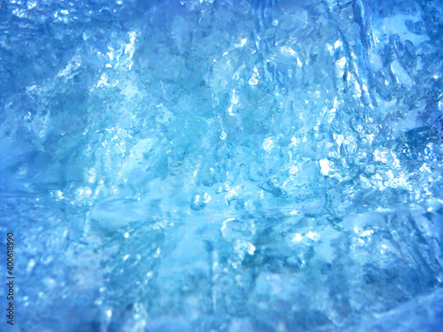 Blurred ice texture.