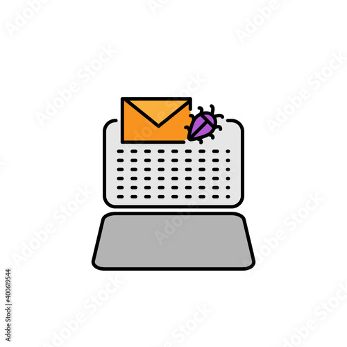 Hacker, Spam icon. Can be used for web, logo, mobile app, UI, UX