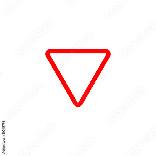 red and white road icon on white background, vector illustration Free Download red and white road icon on white background, vector illustration - GFXLoad